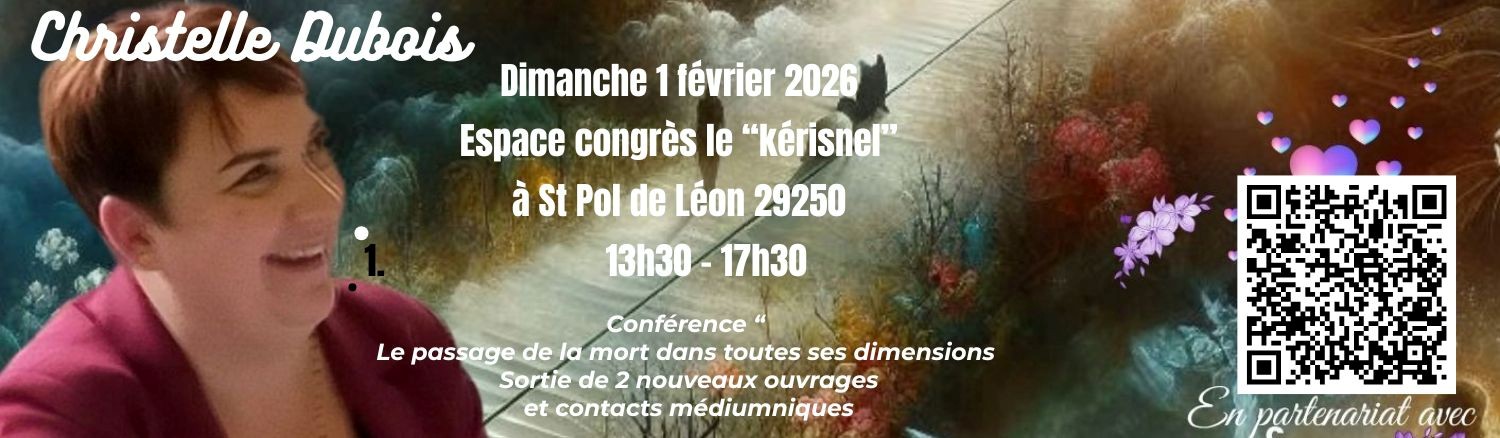 Bannière de la conférence de Christelle Dubois le 01 février 2026 à Saint-Pol-de-Léon