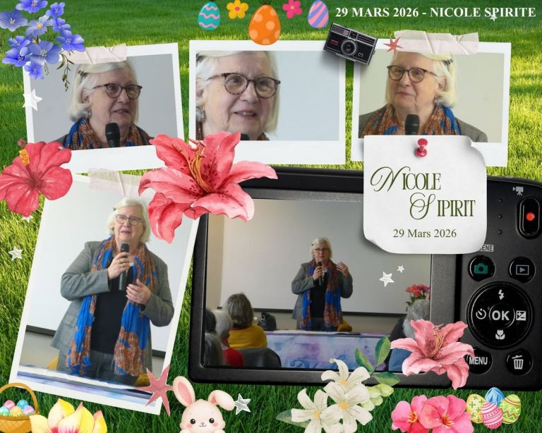 Conférence de Nicole Spirite le 29 mars 2026 à Saint-Pol-de-léon avec l'association Souffles d'âme-B