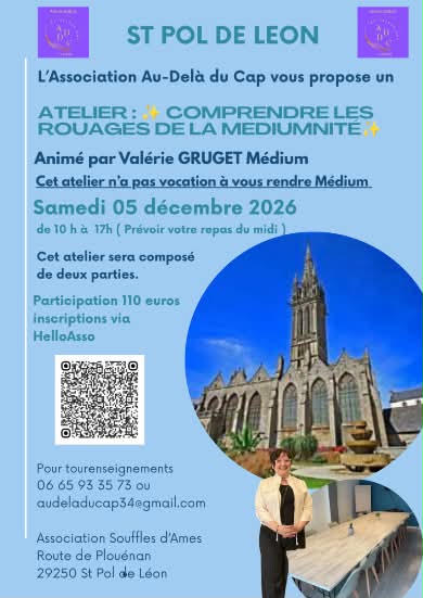 Atelier initiation pour comprendre les rouages de la médiumnité.